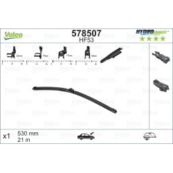 1 Balai D'Essuie-Glace 530mm Pour VW Atlas Audi Seat BMW 3A1955425 4G1998002A
