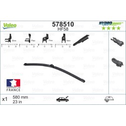 1 Balai D'Essuie-Glace 580mm Pour Renault BMW Série 5 E60 Opel Meriva B Nissan