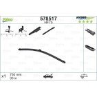 1 Balai D'Essuie-Glace 750mm Pour Peugeot Renault Ford Citroën 6423-A6 1680497