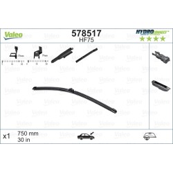 1 Balai D'Essuie-Glace 750mm Pour Peugeot Renault Ford Citroën 6423-A6 1680497