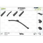1 Balai D'Essuie-Glace Arrière 335mm Pour Renault VW Audi Seat 1T0955427B