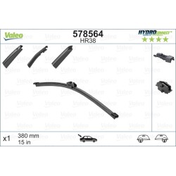 1 Balai D'Essuie-Glace Arrière 380mm Pour VW Audi Seat BMW 5NA955427A 4L0955425