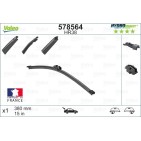 1 Balai D'Essuie-Glace Arrière 380mm Pour VW Audi Seat BMW 5NA955427A 4L0955425
