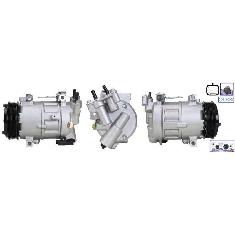 Compresseur De Clim Pour Peugeot 208 2008 I Citroën DS 1608325980 9672247080