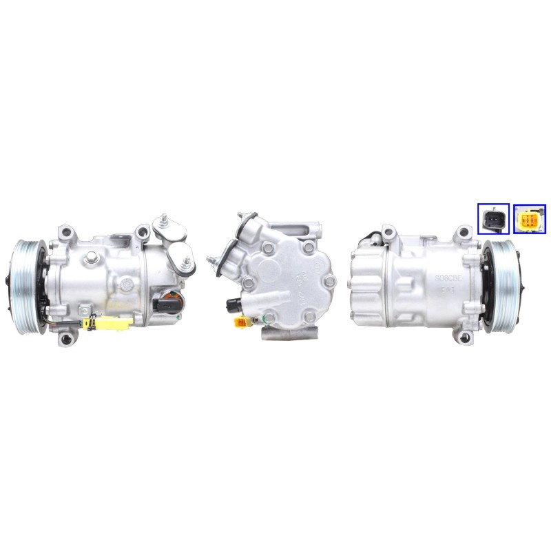 Compresseur De Clim Pour Citroën C4 Cactus 9802501780