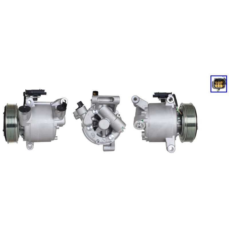 Compresseur De Clim Pour Peugeot 108 Toyota Aygo Citroën C1 II 1.2 1.2 VTi 82