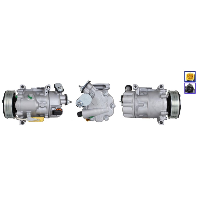 Compresseur De Clim Pour Peugeot 508 I Citroën C5 III 9819712180 9819714780
