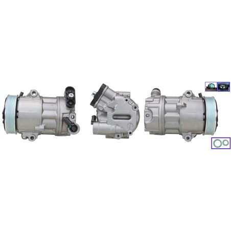 Compresseur De Clim Pour Fiat 500X 51962459 52055449