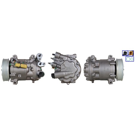 Compresseur De Clim Pour Peugeot 407 Citroën C5 III 6453XA 6453XC 648702 648703
