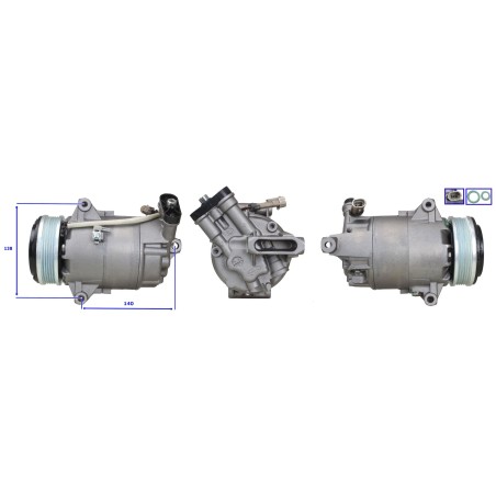 Compresseur De Clim Pour Opel Astra G H Meriva A Zafira B Family Vauxhall