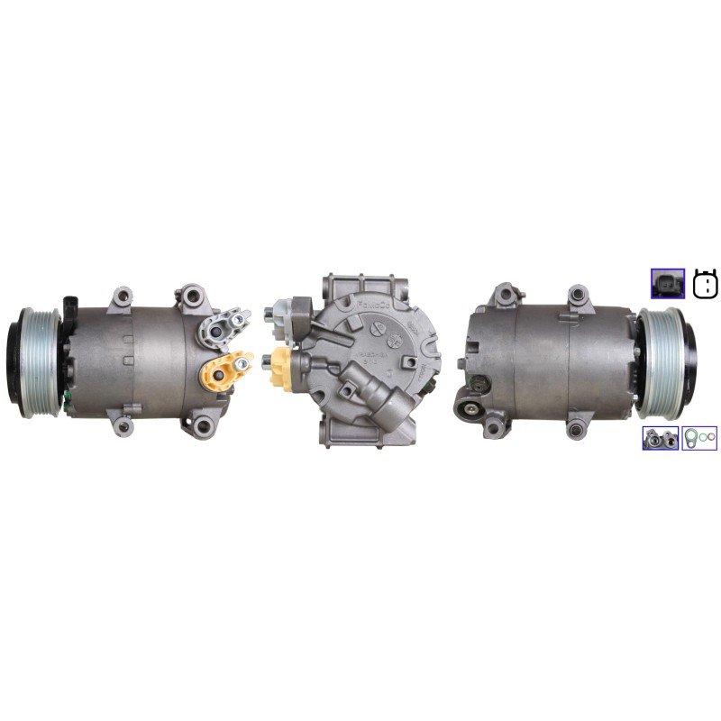 Compresseur De Clim Pour Ford B-Max Ecosport Fiesta VI Focus III 1906935 2059383