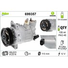 Compresseur De Clim Pour Renault VW Audi Seat 5Q0816803C 1K0820803G 1K0820803H