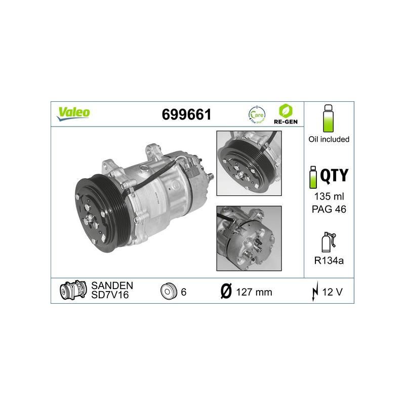 Compresseur De Clim Pour VW California T4 LT 28-35 II 28-46 7D0820805 7D0820805C