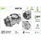 Compresseur De Clim Pour Peugeot Opel Fiat Citroën 6453L4 1854083 71791315