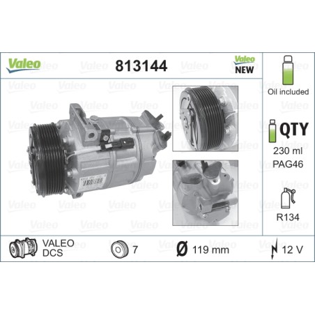 Compresseur De Clim Pour Renault Opel Vauxhall 7711368772 4431984 93161916