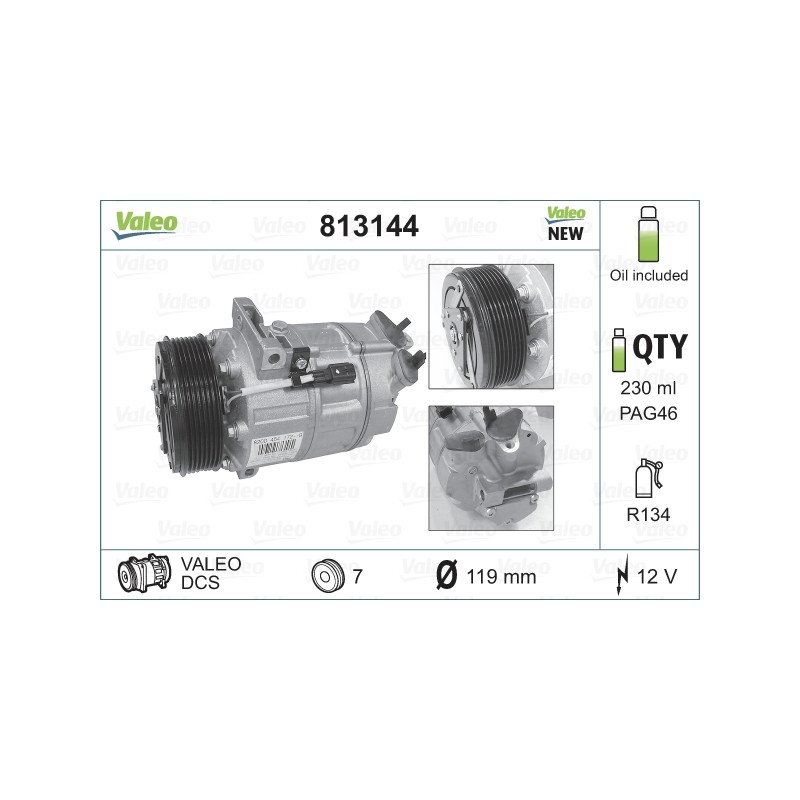 Compresseur De Clim Pour Renault Opel Vauxhall 7711368772 4431984 93161916