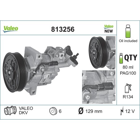 Compresseur De Clim Pour Renault Dacia Nissan 8201025121 926001489R 92600-3VD1A