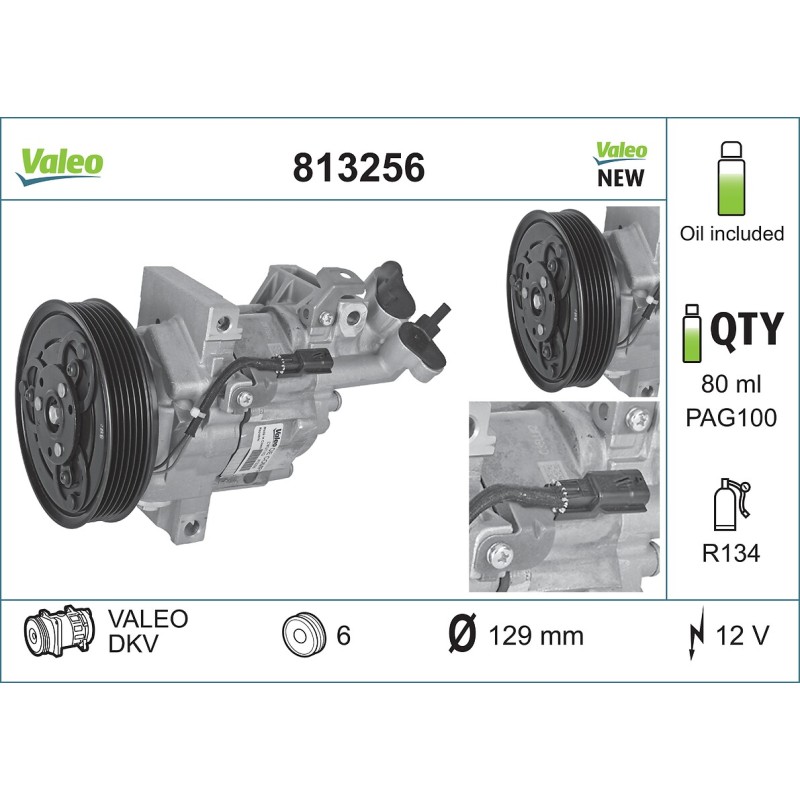 Compresseur De Clim Pour Renault Dacia Nissan 8201025121 926001489R 92600-3VD1A