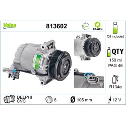 Compresseur De Clim Pour Opel Astra H Zafira B Family Vauxhall Zafira (B)