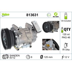 Compresseur De Clim Pour Renault Clio III Kangoo Koleos I Modus Twingo II Wind