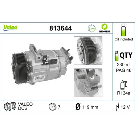 Compresseur De Clim Pour Renault Opel Vauxhall 7711368772 4431984 93161916