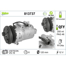 Compresseur De Clim Pour Ford C-Max Focus II Kuga I Volvo S40 II V50