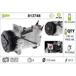 Compresseur De Clim Pour Peugeot 208 II Opel Citroën DS 9809274280 9815198580