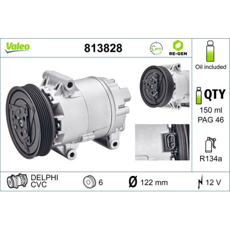 Compresseur De Clim Pour Renault Grand Scénic II Megane Nissan Qashqai +2 I