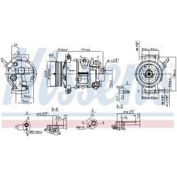 Compresseur De Clim Pour Dodge Caliber Jeep Compass Patriot