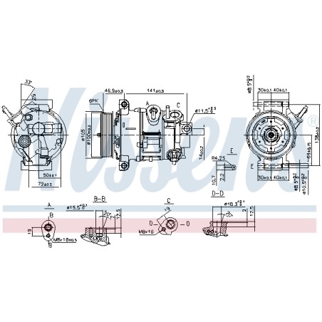 Compresseur De Clim Pour Dodge Caliber Jeep Compass Patriot