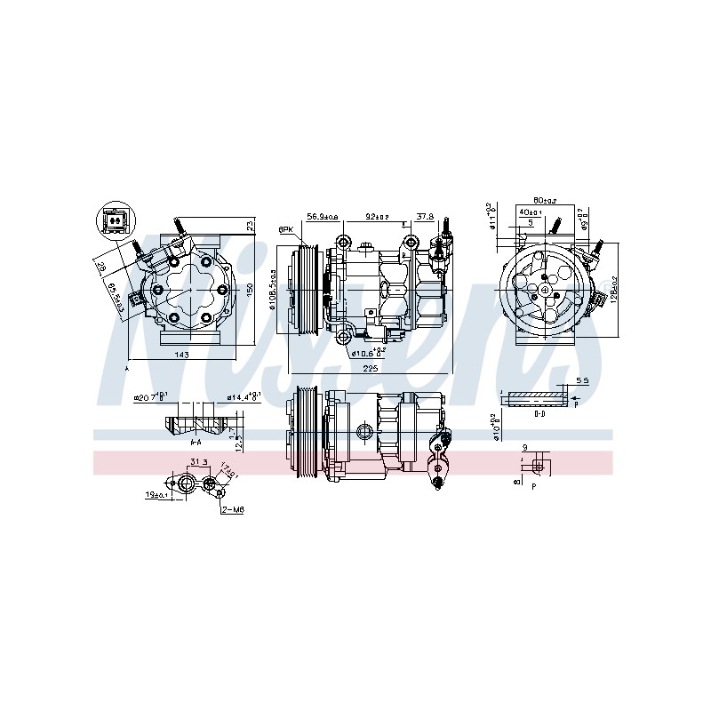 Compresseur De Clim Pour Mini Mini Clubman Clubvan Countryman 64529223392