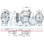 Compresseur De Clim Pour Toyota Echo Yaris 4472206254 8831052080 8831052120