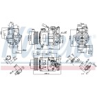 Compresseur De Clim Pour VW California T5 Multivan V Transporter 7E0820803E