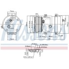 Compresseur De Clim Pour Chevrolet Cruze Epica Daewoo Tosca
