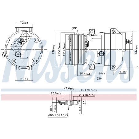 Compresseur De Clim Pour Chevrolet Cruze Epica Daewoo Tosca