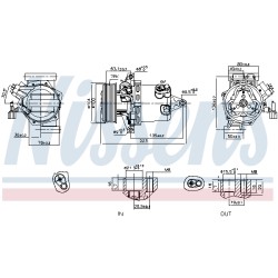 Compresseur De Clim Pour Nissan Bluebird Sylphy/Sylphy III Juke Van 926001KA1A