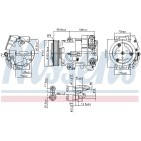 Compresseur De Clim Pour Opel Astra J Meriva B Vauxhall Astra MK VI (J) GTC
