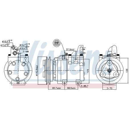 Compresseur De Clim Pour Ford Ranger Mazda B-Serie BT-50 Pick-up