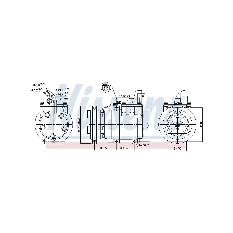 Compresseur De Clim Pour Ford Ranger Mazda B-Serie BT-50 Pick-up