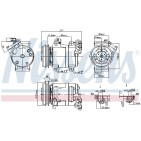 Compresseur De Clim Pour Mitsubishi L200/Triton Pajero Sport II MN123626