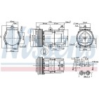 Compresseur De Clim Pour Ford Maverick Mondeo II III Transit 4749934 4979391