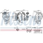 Compresseur De Clim Pour Renault Grand Scénic III Megane CC 7711497568