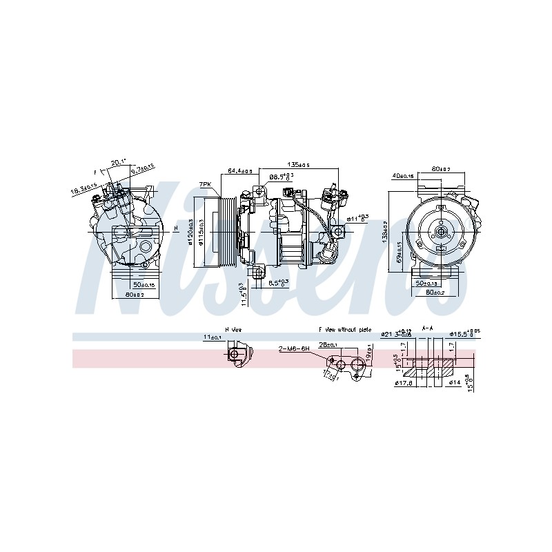 Compresseur De Clim Pour Renault Grand Scénic III Megane CC 7711497568