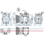 Compresseur De Clim Pour Hyundai H-1 Cargo Travel H-1/Starex 977014H060