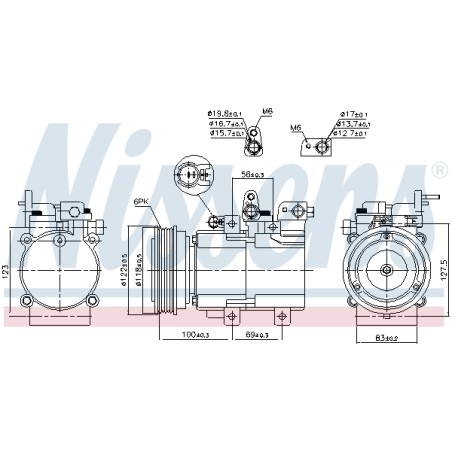 Compresseur De Clim Pour Hyundai Tucson Tucson/SUV Kia Sportage