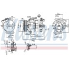 Compresseur De Clim Pour Renault Opel Nissan Vauxhall 7711368407 8200577732