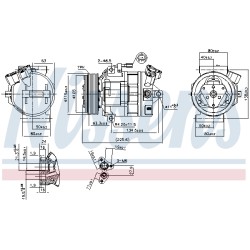 Compresseur De Clim Pour Renault Opel Nissan Vauxhall 7711368407 8200577732