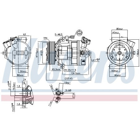 Compresseur De Clim Pour Renault Opel Nissan Vauxhall 7711368407 8200577732