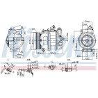 Compresseur De Clim Pour Porsche Panamera 94812601102 94812601103