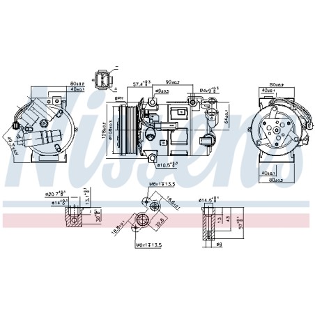 Compresseur De Clim Pour Peugeot Renault Citroën DS 1631896880 6453ZS 6453ZT